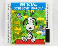 Snoopy DAZZLING Prismatic / Holographic German Sticker - Number 15