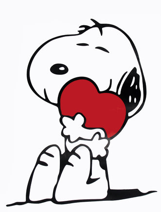 Giant 10" Snoopy Die - Cut Vinyl Wall Sticker (New But Few Minor Waves In Sticker) - snoopn4pnuts.com