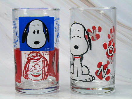 Peanuts Vintage Drinking Glass Set - snoopn4pnuts.com