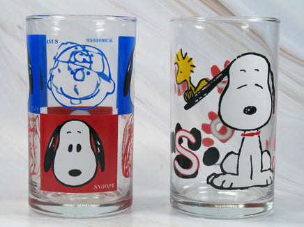 Peanuts Vintage Drinking Glass Set - snoopn4pnuts.com