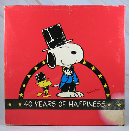 40th Anniversary Peanuts 2 - Piece Glass Dish Set - RARE! - snoopn4pnuts.com