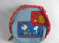Peanuts Small Denim Change Purse - snoopn4pnuts.com