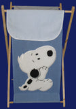 Lambs & Ivy Peek A Boo Snoopy Wood Hamper (Used / Near Mint)