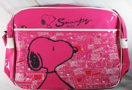 Snoopy Glossy Vinyl Shoulder Purse - snoopn4pnuts.com