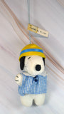 Snoopy Vintage Mini Plush Hanging Doll