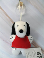 Snoopy Mini Plush Hanging Doll With Suction Cup - RARE JAPANESE SAMPLE!