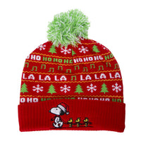 Snoopy Soft Knit Christmas Beanie / Winter Hat