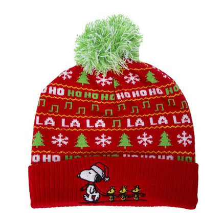 Snoopy Soft Knit Christmas Beanie / Winter Hat - snoopn4pnuts.com