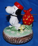 Snoopy Hobo Musical and Rotating Figurine - Plays "Born Free"
