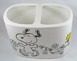 Snoopy Ceramic Utensil Holder (Can Also Be Used To Hold Hairbrushes, Toothbrushes, Pens, Etc.)