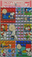 Peanuts Prismatic / Holographic Sticker Set By Hallmark - Dazzling!