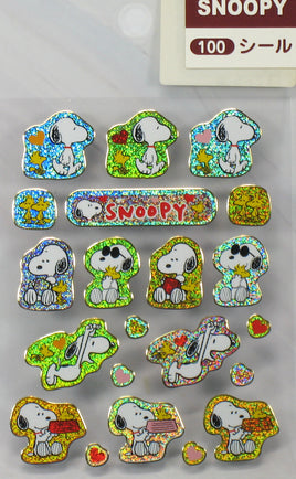 Peanuts Gang Holographic Sticker Set With Metallic Borders - snoopn4pnuts.com