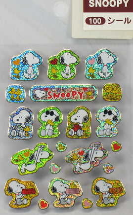 Peanuts Gang Holographic Sticker Set With Metallic Borders - snoopn4pnuts.com