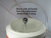 Snoopy Vintage Ice Bucket - RARE! (Outer Bucket Mint But Needs Replacement Liner) - snoopn4pnuts.com