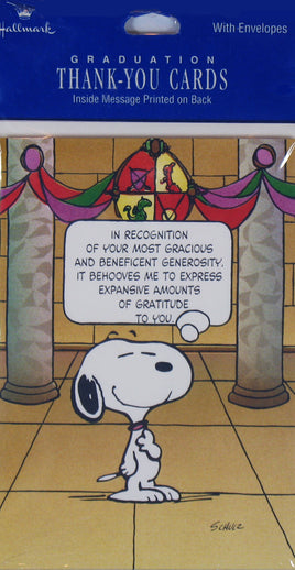 Snoopy Vintage Thank You Cards - snoopn4pnuts.com