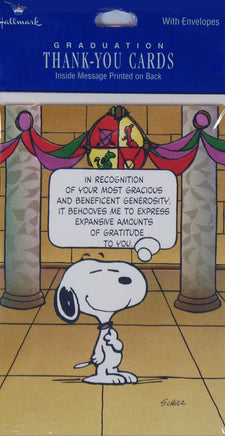 Snoopy Vintage Thank You Cards - snoopn4pnuts.com