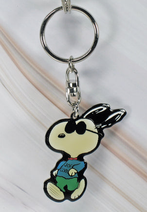 Joe Cool Snoopy Metal Key Chain - snoopn4pnuts.com