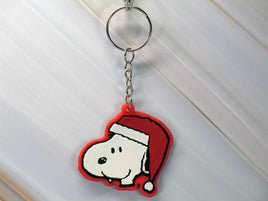 Peanuts Vinyl Key Chain - Snoopy Santa - snoopn4pnuts.com