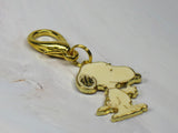 Snoopy Holographic Gold-Tone Zipper Pull