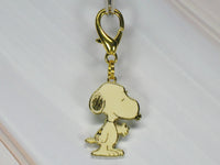 Snoopy Holographic Gold-Tone Zipper Pull