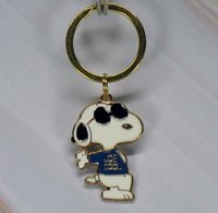 Snoopy Joe Cool Gold-Tone Key Chain