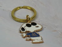 Snoopy Joe Cool Gold - Tone Key Chain - snoopn4pnuts.com