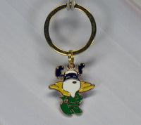 Masked Snoopy Gold - Tone Key Chain - snoopn4pnuts.com