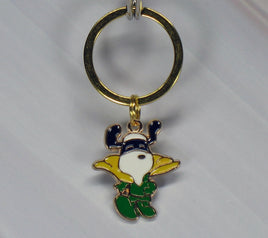 Masked Snoopy Gold - Tone Key Chain - snoopn4pnuts.com