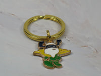 Masked Snoopy Gold - Tone Key Chain - snoopn4pnuts.com