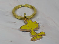 Woodstock Gold - Tone Key Chain - snoopn4pnuts.com