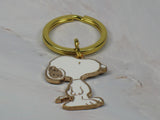 Snoopy Gold-Tone Key Chain