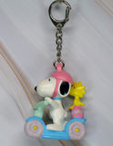 Snoopy Scooter PVC Key Chain