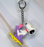 Snoopy Rocking Horse PVC Key Chain