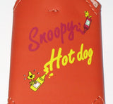 Snoopy Hot Dog and Bun-Shaped Faux Leather Key Holder