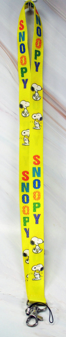 Snoopy Nylon Lanyard With Lobster Claw - snoopn4pnuts.com