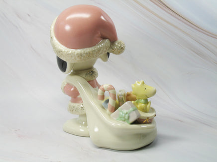 Lenox Snoopy Claus Fine China Figurine With 24K Gold Accents - snoopn4pnuts.com