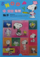 Peanuts Lenticular Rewards Sticker Set