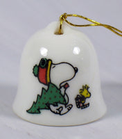 Peanuts Micro Porcelain Bell Ornament - Flying Ace (Only 1