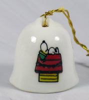 Peanuts Micro Porcelain Bell Ornament - Decorated Doghouse (Only 1