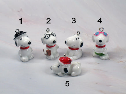Snoopy Mini Glossy Resin Christmas Ornament - snoopn4pnuts.com