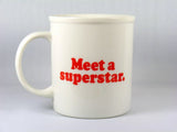 Snoopy Vintage Mug - "Meet A Superstar"