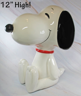1984 Giant Snoopy Musical Figurine - 12" High! (Plays Slowly) - snoopn4pnuts.com
