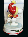 1982 Snoopy Skater Musical and Rotating Figurine (NO Box) - "Perfect Performance"
