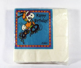 Snoopy Joe Cool Biker Dinner Napkins