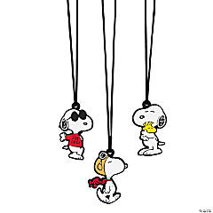 Snoopy Rubber Character Necklace With Satin Cord - snoopn4pnuts.com