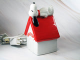 Snoopy Doghouse-Shaped Ceramic Night Light