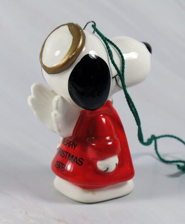 1978 Snoopy Angel Christmas Ornament - snoopn4pnuts.com