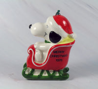 1978 Snoopy Sleigh Christmas Ornament - snoopn4pnuts.com