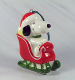1978 Snoopy Sleigh Christmas Ornament