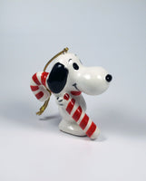 1975 Snoopy Candy Cane Christmas Ornament
